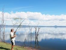 Fishing at Lake Proserpine