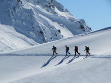 Snoworks group ski touring