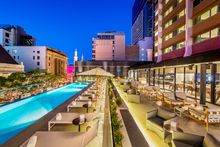 NEXT Hotel pool terrace and bar