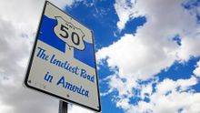 The Loneliest Road in America is the stretch of U.S. 50 in Nevada. Photo credit: Sydney Martinez
