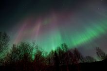 Aurora borealis near Anchorage, Alaska