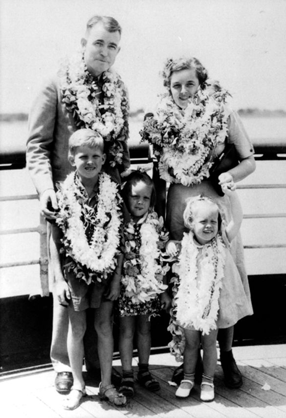 Roy and Estelle Kelley with their children– Richard, Jean and Pat in 1939.