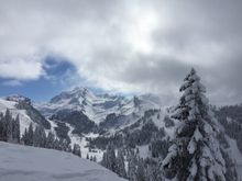 Morzine slopes in the snow
