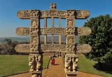 The great monument of Sanchi, UNESCO World Heritage Site