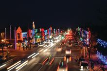The Big Bright Light Show in downtown Rochester features morea thean one million lights. 