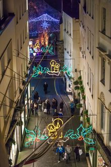 Christmas shopping in Guernsey
