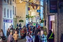 Christmas shopping in Guernsey