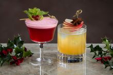 Scottish Winter Terrace at The Rib Room Bar - festive cocktails