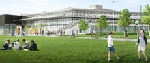 Artist's impression of the new David Ross Sports Village