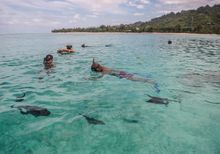 Pacific tourism ministers take some time out from the 26th Council of Tourism Ministers Meeting