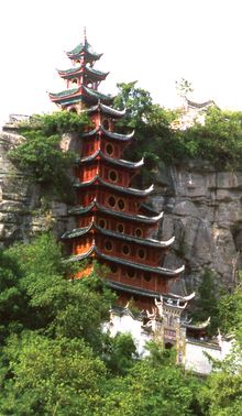 Shibaozhai on Yangtze River