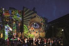 White Night Melbourne 2015: Rabbit Hole photo credit John Gollings