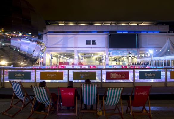 Millennium Square ice rink 