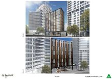An artist's impression of YHA's proposed London 'Super Hostel' located next to Queen Elizabeth Olympic Park