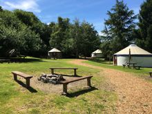 Yurtcamp, winter glamping in Devon