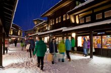 The central pulse of Niseko Village offering a unique shopping and dining experience
