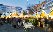 Christmas Market On Schadowplatz 