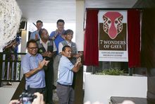 Officiating and unveiling of Gaya Island Resort Wildlife Centre