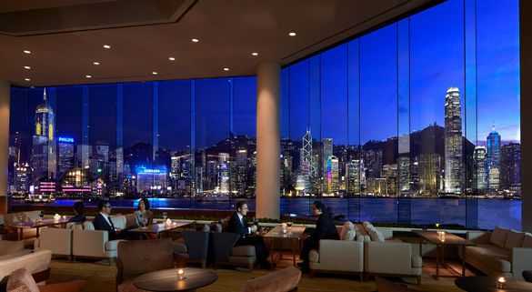 Lobby Lounge Night View Lobby Lounge Night View