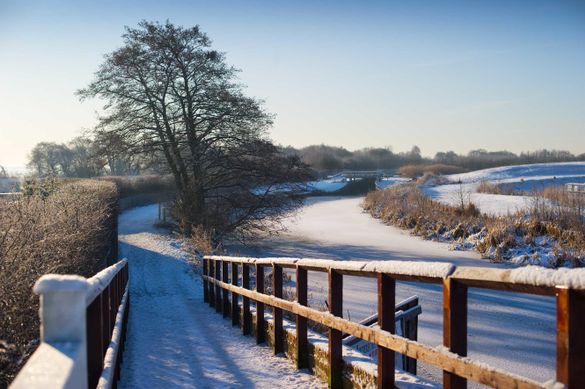 Canal & River Trust Snowy Canal
