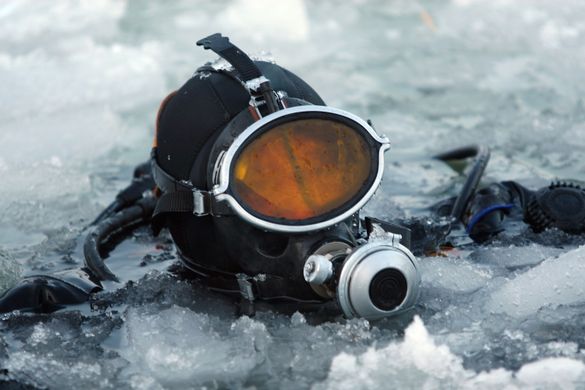 Diving in Antarctica