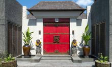 Villa entrance