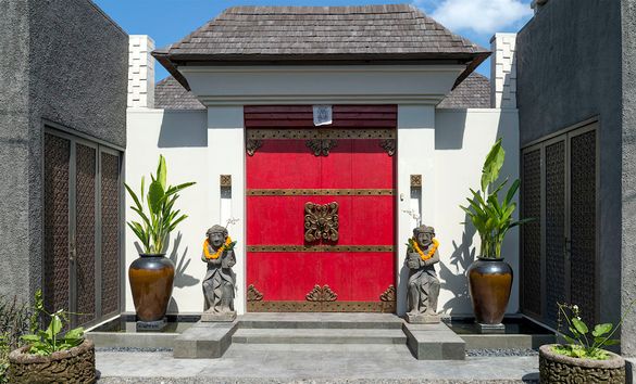 Villa entrance