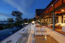 Poolside living space
