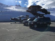 Private plane served by Kaluma vehicles