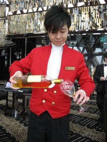 Waiter at the Robuschon au Dome