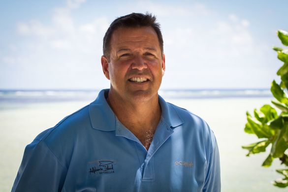 GORDY RANKIN, NEW GENERAL MANAGER OF ALPHONSE ISLAND