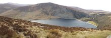 Lough Tay, on the Wicklow Way hiking trail, Ireland.