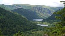 The lakes of Glendalough, Wicklow National Park, Ireland.
