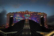 Facade projection - Gold Coast 2018 Commonwealth Games Mascot, Borobi