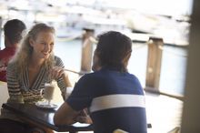Enjoy a coffee with a view at Mandurah's many waterfront cafes and restaurants