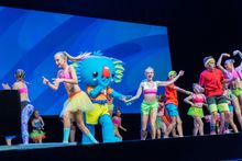 GC2018 mascot Borobi gets among the fun and excitement at the 500 Days to Go celebration and unveiling of the Queen's Baton.