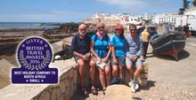 Lisa Spratling in Morocco on KE Adventure's Coastal Trekking holiday 