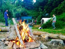 Wild Bushcraft camp, Sea Kayak Devon