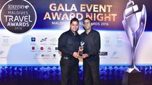 (from left to right) Mr. Roshan Madurawala, Country Manager at Ace Aviation Services Maldives, GSA of SriLankan Airlines and Mr. Sujeewa Rodrigo, Area Manager Maldives at SriLankan Airlines, with the award
