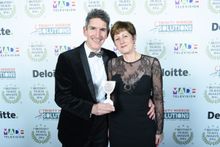 Andrew and Karen Jones, Directors, at the 2016 British Travel Awards in London.