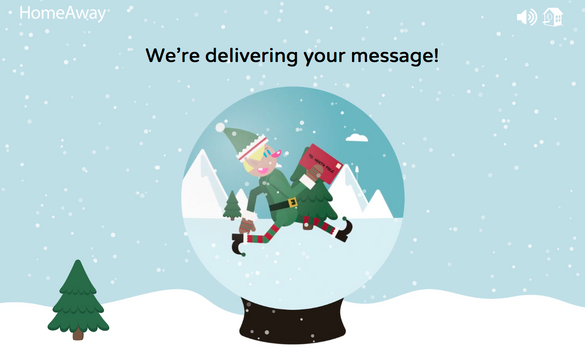 To help assure kids that Santa will find them wherever they're celebrating Christmas this year HomeAway offers a simple interactive tool found at RerouteSanta.com that lets children communicate with the North Pole about where they will be. 