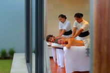 Treatments in own spa gazebo