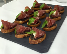 Crostini with Bresaola