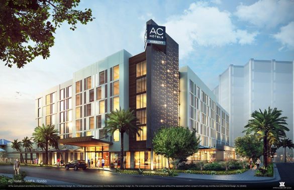 The AC Hotel by Marriott will open in 2017, followed by a series of major brands in the following years.