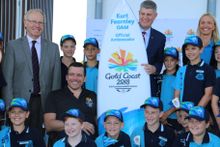Kurt Fearnley is the centre of attention as he is named an ambassador for the Gold Coast 2018 Commonwealth Games.