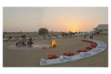 Safari Glamping India Manvar Desert _The cultural Evening at the camp
