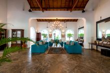 Ambassador's House - Living room at dusk