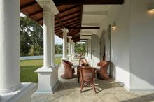 Outdoor living at Pooja Kanda