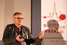 Charlie Higson speaking at Noirwich 2016