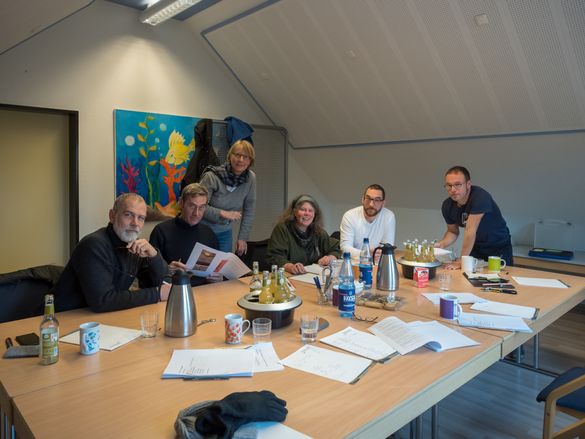 Gremium: v.l. Hannes Helmke, Stephan Baumkötter, Birte Junge, Friederike Goedecke, Moritz Berg, Marcus Große Gremium: v.l. Hannes Helmke, Stephan Baumkötter, Birte Junge, Friederike Goedecke, Moritz Berg, Marcus Große